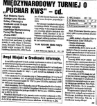 07.04.2006 - MIĘDZYNARODOWY TURNIEJ O PUCHAR KWS